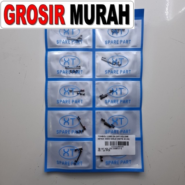 Tombol Luar On Off Volume Infinix X6853 Note 40 4G Gold
