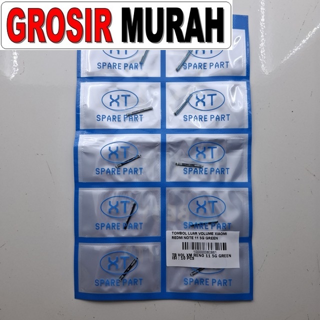 Tombol Luar Volume Redmi Note 11 5G Green