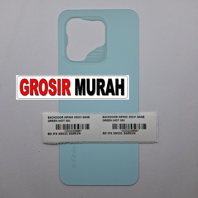 Backdoor Infinix X6531 Sage Green (hot 50i)