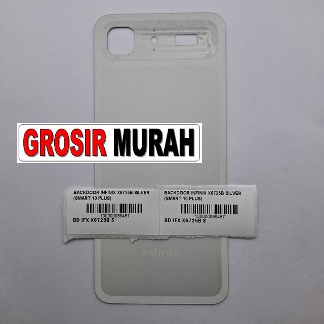 Backdoor Infinix X6725B Smart 10 Plus Silver