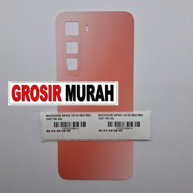 Backdoor Infinix X6728 Neo Red (hot 60i 4g)
