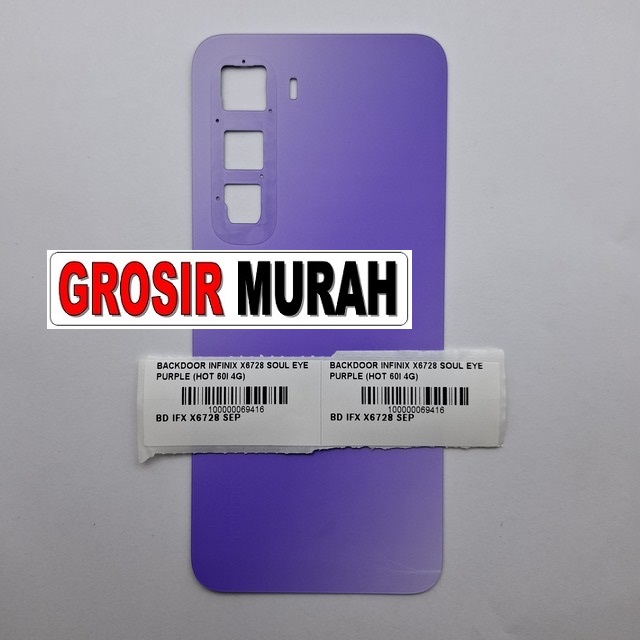Backdoor Infinix X6728 Hot 60I 4G Soul Eye Purple
