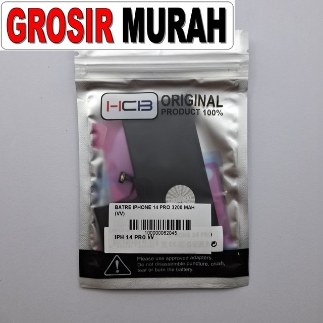 Batre iPhone 14 Pro 3200 mAh VV