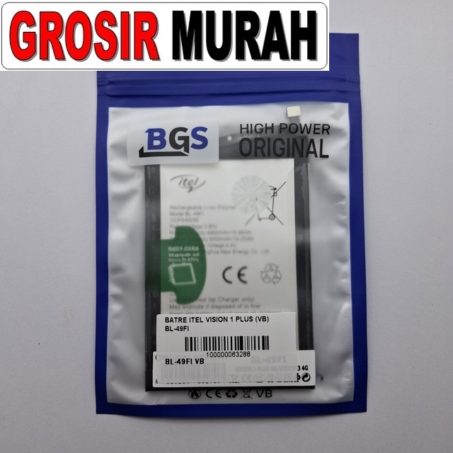 Batre Itel Vision 1 Plus VB Bl-49Fi