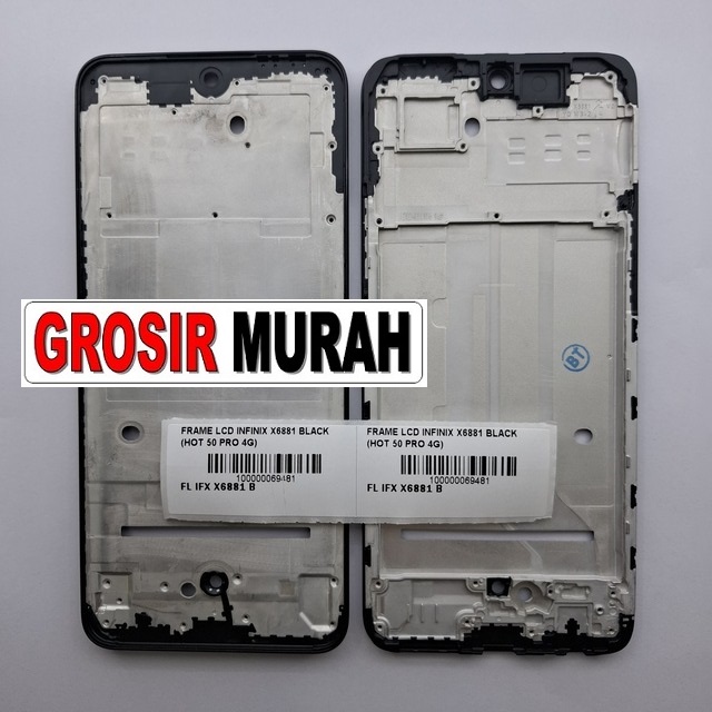 Frame LCD Infinix X6881 Hot 50 Pro 4G Black