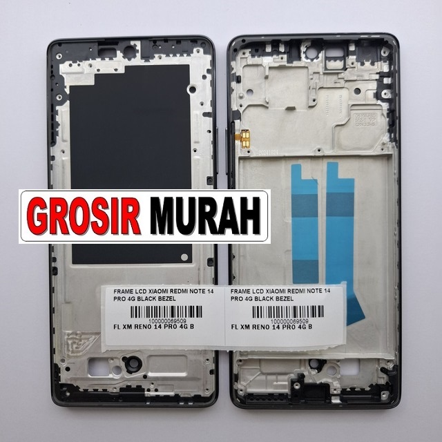 Frame LCD Redmi Note 14 Pro 4G Black Bezel
