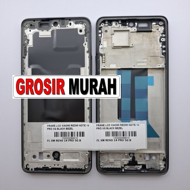 Frame LCD Redmi Note 14 Pro 5G Black Bezel