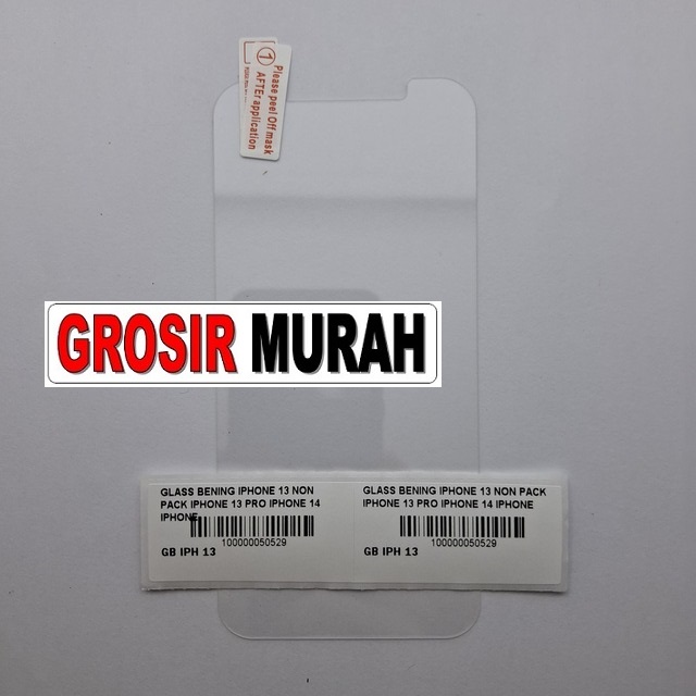 Glass Bening iPhone 13 13 Pro 14 14 Pro Non Pack