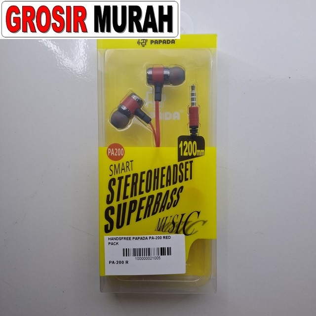 Handsfree Papada Pa-200 Red Pack