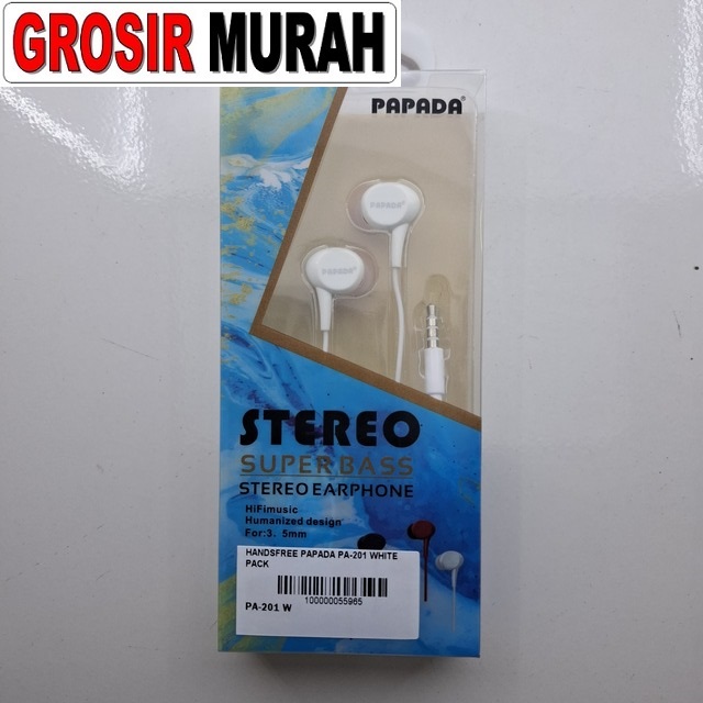 Handsfree Papada PA-201 White Pack