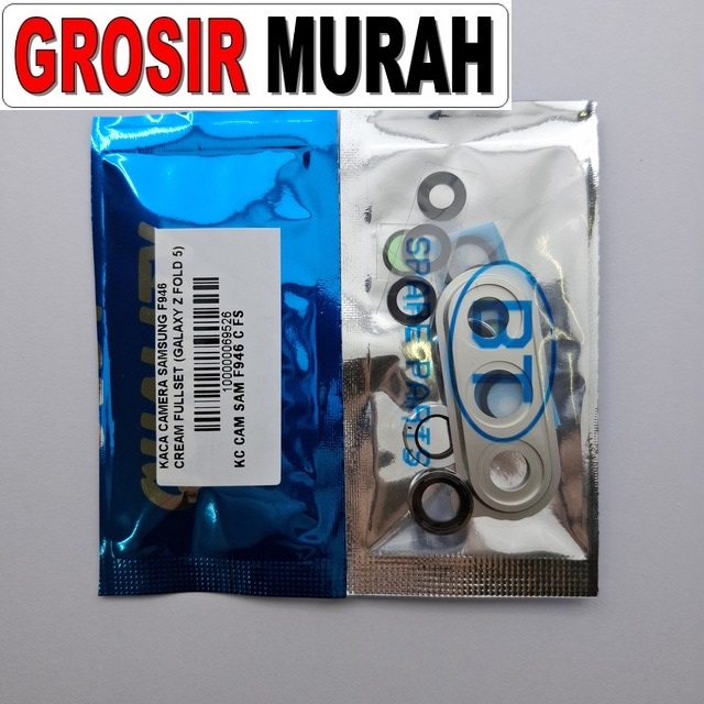 Kaca Camera Samsung F946 Galaxy Z Fold 5 Cream Fullset