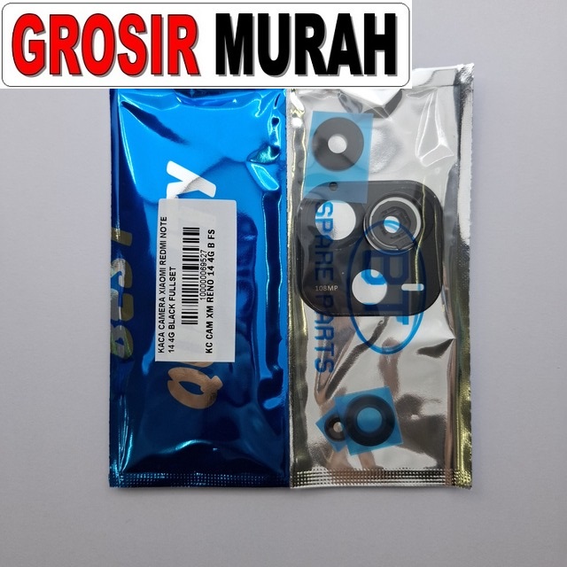 Kaca Camera Xiaomi Redmi Note 14 4G Black Fullset