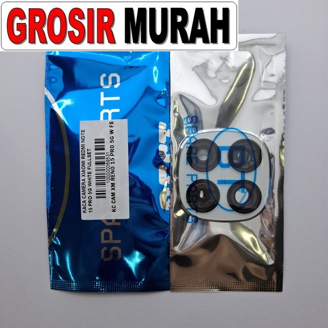 Kaca Camera Xiaomi Redmi Note 15 Pro 5G White Fullset