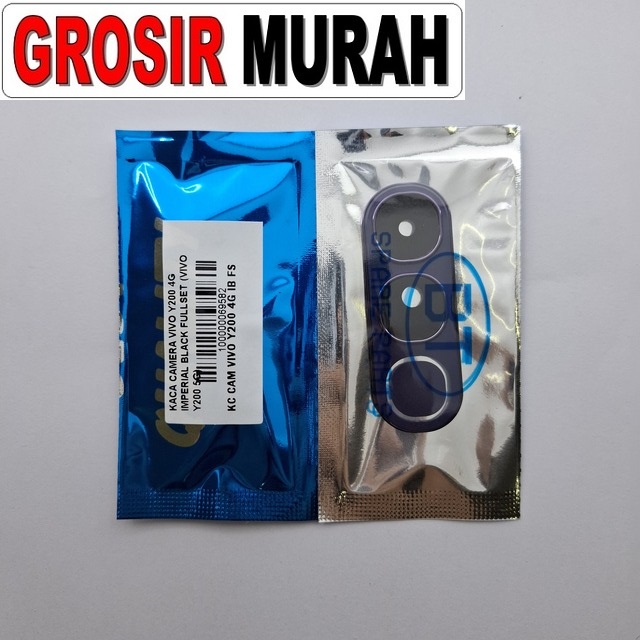 Kaca Kamera Vivo Y200 4G Imperial Black Fullset Vivo Y200 5G