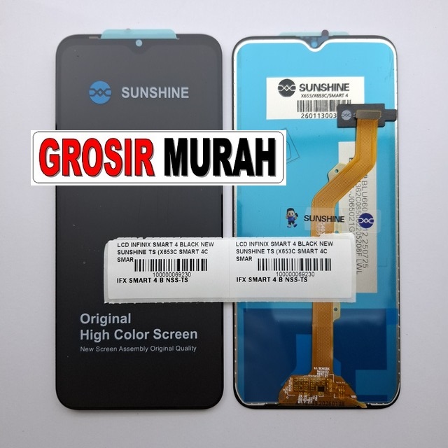 LCD Infinix Smart 4 New Sunshine X653C Smart 4C Smart 4 Lite