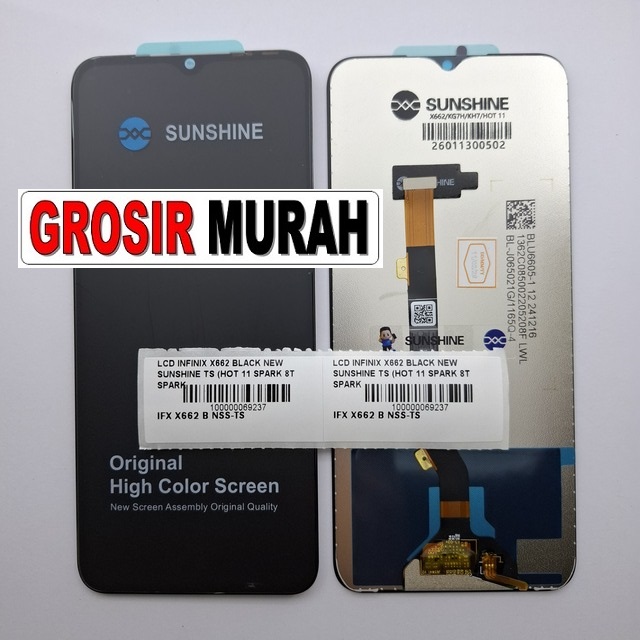 LCD Infinix X662 New Sunshine Hot 11 Spark 8T Spark 8P Spark 9 Pro