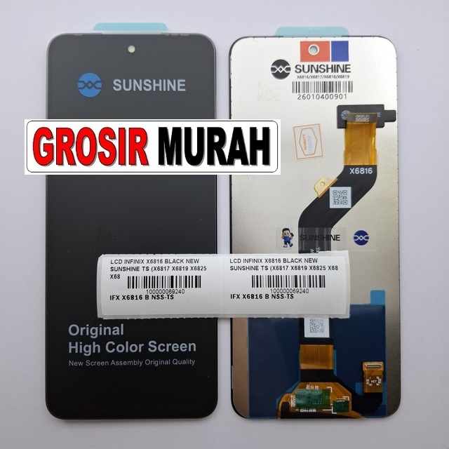LCD Infinix X6816 New Sunshine X6817 X6819 X6825 X6835B X6826 Hot 30 Play Pova Neo 2