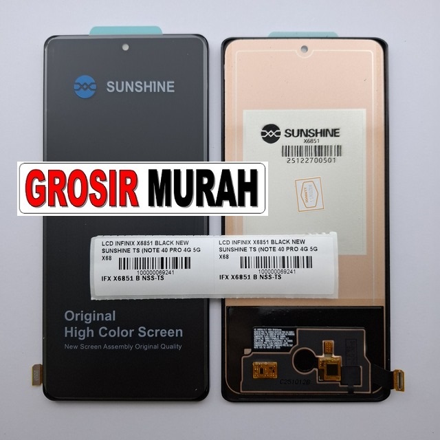 LCD Infinix X6851 New Sunshine Note 40 Pro 4G 5G X6850 Note 40 Pro+ 5G Hot 50 Pro+