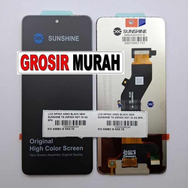 LCD Infinix X6882 New Sunshine Hot 50 4G Spark 30 KL6 Black