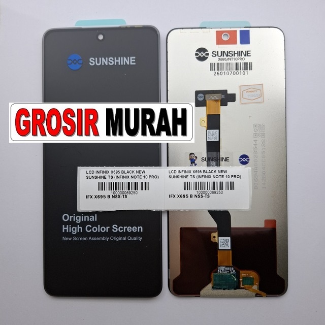 LCD Infinix X695 New Sunshine Black Note 10 Pro
