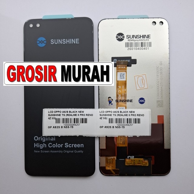 LCD Oppo A92S New Sunshine Black Realme 6 Pro Reno 4Z 5G