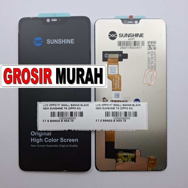 LCD Oppo F7 Small Bangs Black New Sunshine Oppo A3
