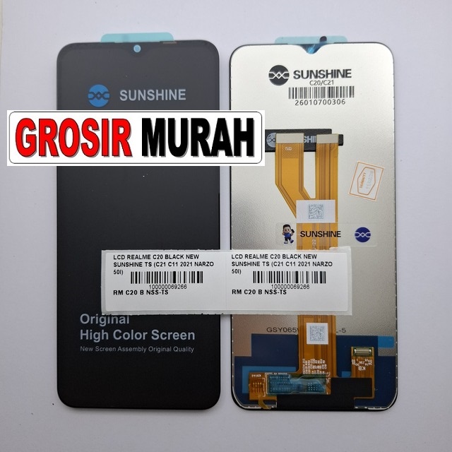 LCD Realme C20 New Sunshine C21 C11 2021 Narzo 50I Black
