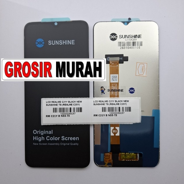LCD Realme C21Y New Sunshine C25Y Black