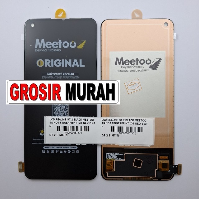 LCD Realme GT 2 Meetoo Black (GT Neo 2 / GT Neo 3T / Realme Q5 Pro) Not Fingerprint