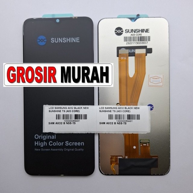 LCD Samsung A032 New Sunshine Black A03 Core