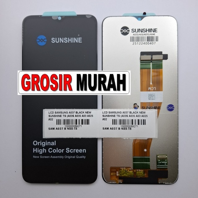 LCD Samsung A037 New Sunshine A03S A035 A03 A025 A02S A042 A04E