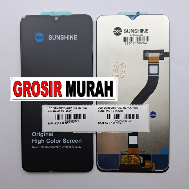 LCD Samsung A207 New Sunshine Black A20S