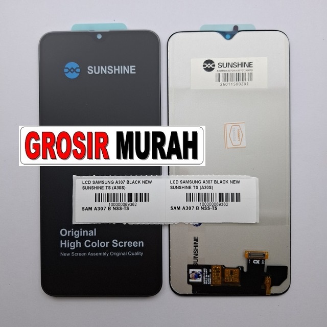 LCD Samsung A307 Black New Sunshine A30S