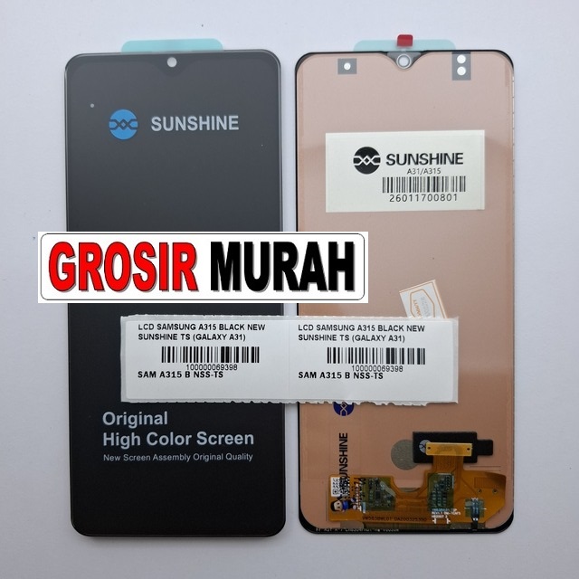 LCD Samsung A315 New Sunshine Black Galaxy A31