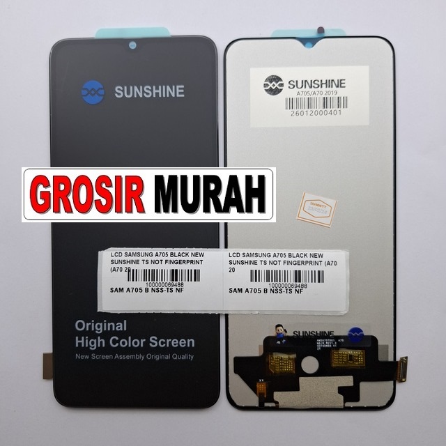 LCD Samsung A705 New Sunshine Black A70 2019 (Not Fingerprint)