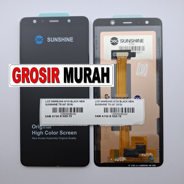 LCD Samsung A750 New Sunshine Black A7 2018