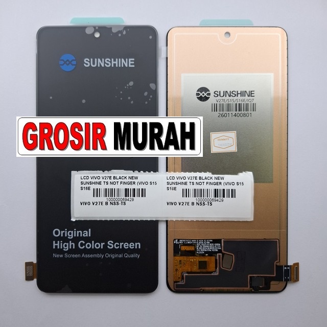 LCD Vivo V27E New Sunshine Black (Not Finger) Vivo S15 S16E iQOO 7 Neo 5 Neo 6S 9SE