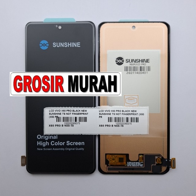 LCD Vivo X60 Pro New Sunshine X60 Pro Plus X70 Pro S15 Pro V25 Pro Black