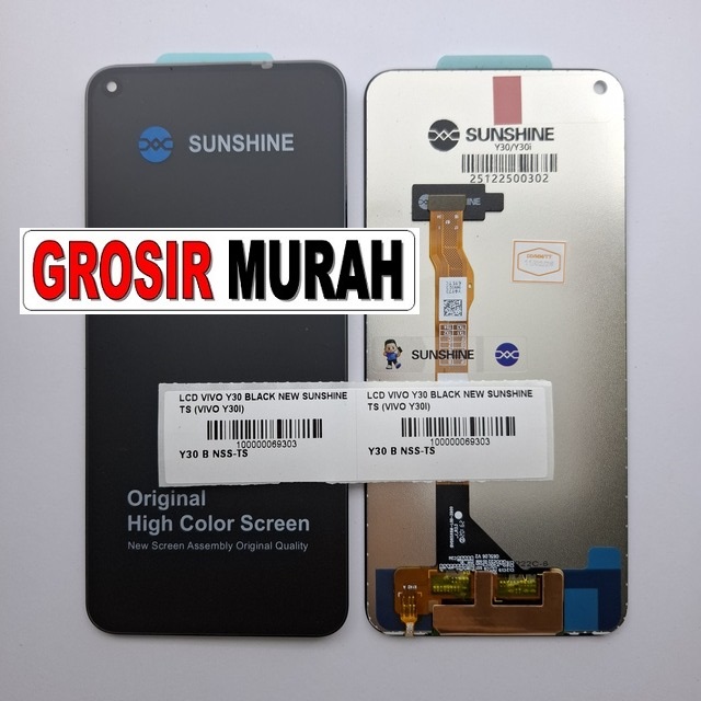LCD Vivo Y30 New Sunshine Black Vivo Y30i
