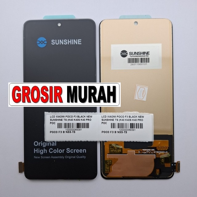 LCD Xiaomi Poco F3 New Sunshine K40 K40S K40 Pro Poco F4 Mi 11X Pro 11I Black Shark 4 Black