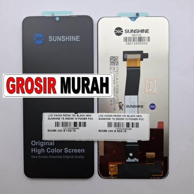 LCD Redmi 10C New Sunshine Redmi 10 Power Poco C40 Poco C55 Redmi 12C Black