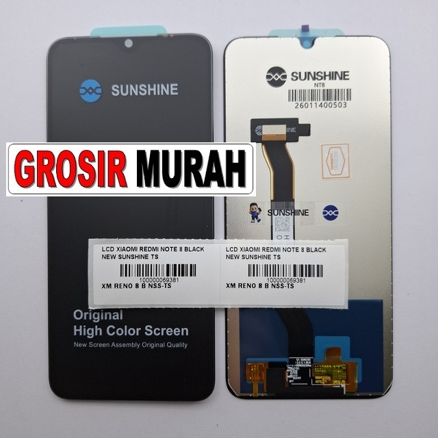 LCD Redmi Note 8 New Sunshine Black