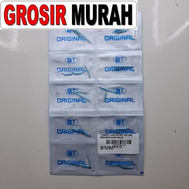Tombol Luar On Off Volume Realme 6I Light Blue
