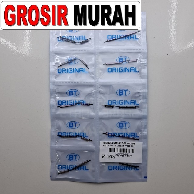 Tombol Luar On Off Volume Vivo Y200 4G Violet (Y200 5G)
