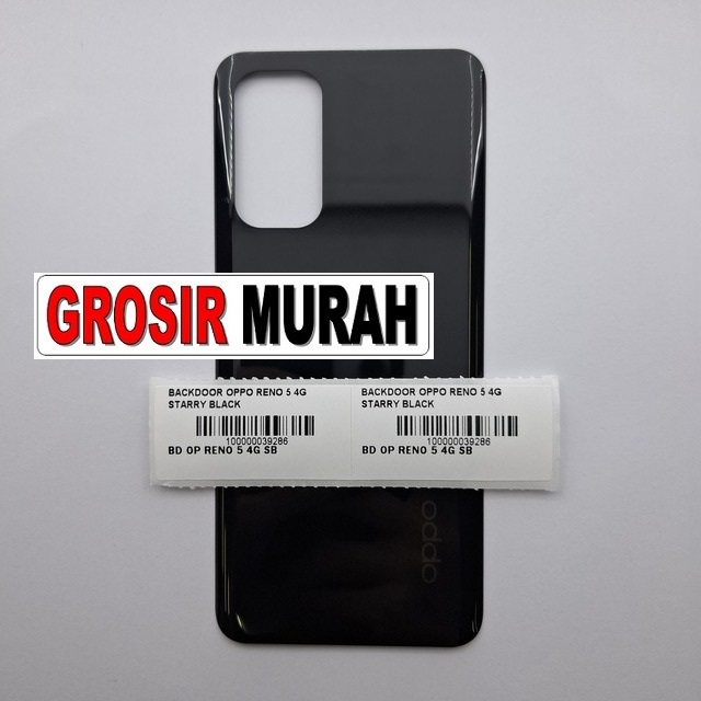 Backdoor Oppo Reno 5 4G Starry Black