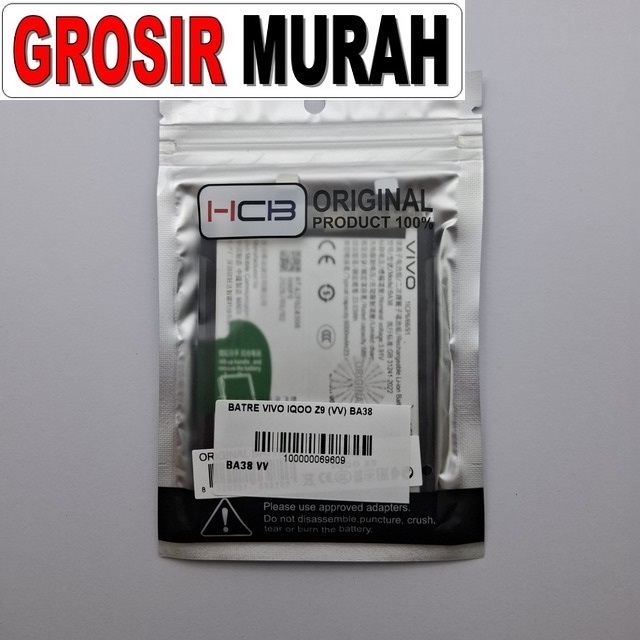 Batre Vivo iQOO Z9 VV BA38