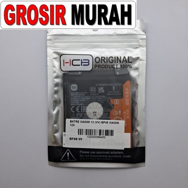 Batre Xiaomi 12 VV BP46 Xiaomi 12X