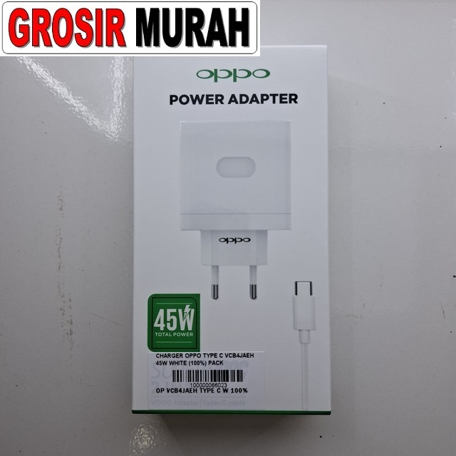 Charger Oppo Type C Vcb4Jaeh 45W Ori