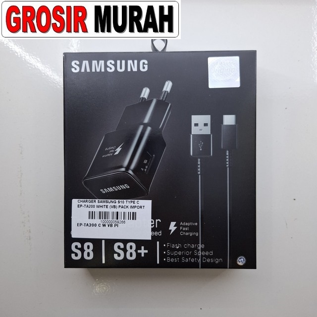Charger Samsung S10 Type C Ep-Ta200 VB White