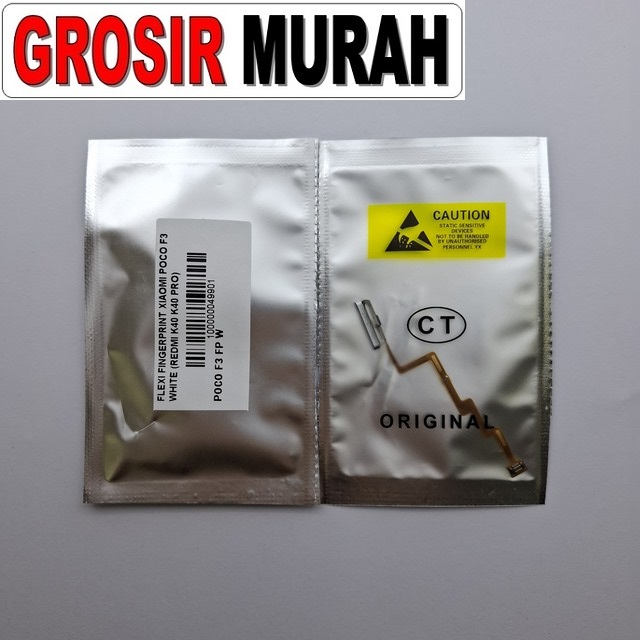 Flexi Fingerprint Xiaomi Poco F3 White Redmi K40 K40 Pro